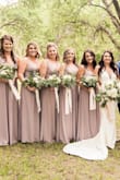 This dress was great. A good fit for all sizes of busts in the bridesmaids and lightweight enough to not be hot even with the long dress. Great color and complements many body types! - Jenny K.