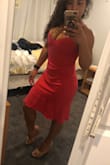 When I first tried the dress I hated, it was too loose (I knew it was the style of the dress and I wanted to try it). So, I needed to do some adjustments on the waist and length. Now it's much better. - Jaqueline S.