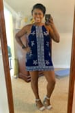 I absolutely love this dress. Not only did it fit perfectly, but the lightweight fabric made it breezy and comfortable. It could be dressed up or down depending on the shoes or accessories. I got many compliments on the dress that evening! - Melissa W.