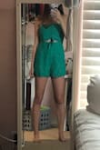 Such a great romper! The material was super soft and the romper fits perfectly. 
Great to wear casually with a cardigan or dress it up with heels. - Tess D.