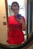 This dress was my favorite! It was the most comfortable dress I've ever worn. So classy and sexy all at the same time. I got so many compliments on this dress. I will be ordering other colors! - Kayle W.
