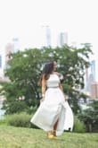 The skirt was a tiny bit long but I wear high heels so it was actually perfect. So comfortable. Perfect for the occasion. - Panagiota S.