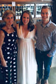 This dress is gorgeous! I wore it for my bridal shower and plan to wear it to our wedding celebration, too. It fit like a glove. A little long but nothing a mid-heel couldn't fix. Loved the slit and the dreamy layers. The straps stayed put all day, too. - Kathleen F.