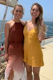 I really love this romper, but after the first time I wore it, the strap broke off. Not sure if this was my fault or something to do with the make, but I contacted Lulus and got a reimbursement quickly! Used that to take it to get altered, so I can keep wearing it. So far I've worn it on a boat ride with my family and a nice summer day walking around the city, it was great for both! I love the bright color and the comfy fit. - Allie G.