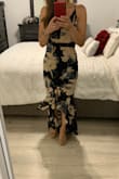 Absolutely love this dress!!! I did have to get it hemmed because it was too long for me but it is so worth it! A must buy. Can't wait to wear it!! - Kim W.