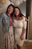 Wore this for my bridal shower .. it was super comfortable and had stretch.  I like very fitted clothing and this had some nice "compression" while still being flexible.  I ended up looking a little wide through the arms but it is what it is.
Fabric is pretty thick but I liked that. - Alexandra F.