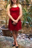 My daughter was looking for the perfect little red dress for her graduation. She knew what she wanted it to look like, but could not find one anywhere that matched her wishes.
Searching online, we found Lulus and the Grand Soiree Red Sleeveless Maxi Dress. From the knees up, it was her dream dress. Just the right coverage-- not too bare like many of the red dresses we found, and the perfect compromise between cute and mature. So we ordered it!
We actually ordered a size XS and a size S, as she typically wears either, depending on the cut. There wasn't much time left before her grad (the search took much longer than expected) so we opted on the better safe than sorry plan. The S fit much better than the XS, which was a little tight around the rib cage, so we returned the XS without any hassle at all! (thank you, Lulus!)
Next step: personalize the dress to make it exactly as she had imagined. All that was required was a quick trip to a seamstress, who efficiently chopped off the bottom and hemmed it into the most gorgeous red mini you've ever seen!
She felt amazing wearing it, and received a ton of compliments. Even though it was a stock dress, it was one of a kind. The price was amazing and we could not have gotten anything more perfect even if we had it custom made.
The next time we need to purchase a dress-- No more wasted time on running from store to store and random online searches ending in disappointment.
Lulus will definitely be the first place we look! - Liz R.