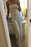 I ordered this is both mustard yellow and beige. The beige is kind of speckled (not a solid color, like shown in the photo). The material is also very thin, so for someone with brown skin like me, the pockets could be seen through the pants. Like I had big squares on my butt where the pockets are. I wouldn't recommend this for darker skin tones. I did not have this issue with the mustard. Although, the mustard looks more like an okra (slight green tint) than a mustard yellow. I will be returning both. - Shilpa H.