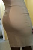 I love the fit of this dress. It accentuates my waist and I love the material. Love the curve and how my booty looks. - Yudelca V.