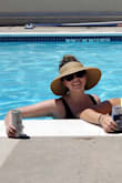 I love this. It allows me to have my hair up but also have sun protection. It's also cute, although I will admit that in these photos I was wearing it as a visor to protect the sun, and not for fashion. - Shannon H.