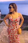 I bought this dress for my  birthday weekend celebration in Ensenada, Mexico. It was a little long, however the fit was perfect. Absolutely gorgeous! - Karla A.