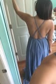 So so cute, unfortunately had to return because it was much too long. Id have to take it up about 5-6"and it wasn't worth the trouble with how much the dress costs.
Overall beautiful fabric and design, just wish it was shorter !! May have ordered a size too big and felt it kinda loose at the top. I feel like the small would've fit better. - Anh-Thu V.