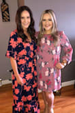Love this dress. I wear it to work, out for dinners, and parties. It fits so well and let's me tie as much as I want around the waist. I just have to use a safety pin by my cleavage. Just a little much for me. - Kamila W.