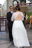 The dress fit perfect, It was a little loose in the sleeve area and the length was really long, I had to have about 6 inches taken off even when wearing heels it was long. - Shania W.