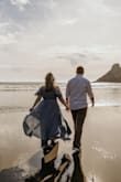 I LOVE this dress! We did our engagement photos at the beach, where we had our first date, and I wanted something flowy but also comfortable. I put off our pictures for 2 years because I am so self conscious. I came across this dress and it was the exact color I wanted and the reviews were awesome so I went for it. It's seriously the best dress I've ever owned! Well made and so comfortable. They didn't have a large when I ordered, so I got the XL, which fit truly like an XL, and my mom had to take in the bust area and hem the bottom. The flowy-ness was perfect for the beach and I felt so beautiful! I'm self conscious about my arms but the little sleeves covered my problem spots perfectly! Also my back looked so smooth! GET THE DRESS! - Emma T.