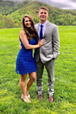 Absolutely love this dress for any spring wedding! It hits just above the knee and the high neck gives you coverage that makes it appropriate for any wedding but the lace gives it a sexier look. I loved my yellow one so much I bought it in this bright blue! - Lindsey B.
