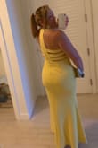 It's a true size...I wore the dress in Miami for a Conference gala for work...I won an award everybody compliment my dress. Great price...I just had to pay for hem as was too long for me (I'm short)! - Karla P.