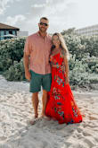 Idk if I've ever worn a dress, and received as many compliments as I did when I wore this beauty. 

Did drag the beach, but I loved the length. Great for tall girls. Fit true to size and the ties make it adjustable. Would highly recommend! - Krystyna K.
