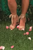 Love this shoe and will definitely be ordering them in another color! This shoe is perfect for dressing up an outfit or pairing with a pair of jeans. I wear a 7.5 and ordered an 8 and they fit perfectly. - Anjelica R.