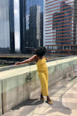 Such a beautiful jumpsuit. Very light weight and easy to slip on and head out. - Miatta J.