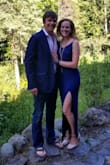 I wore this dress for a friend's wedding. It's cute and comfy can be dressed up with some jewelry. I love the high slit and love that it wasn't too tight. - Sabre H.