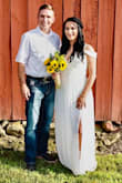 I had the chest taken in and the bottom hemmed. It was so perfect for my backyard wedding. I got sooooo many compliments. BUY THE DRESS! - Courtney N.