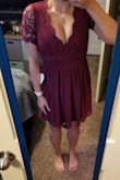 I love everything about this dress! Great color, quality, and fit! Great service and fast shipping. I've already received compliments on this dress and it makes me feel gorgeous. I'm in between sizing so I was nervous ordering online but I was not disappointed. I can't wait to wear it for my December graduation. - Nikkita V.