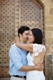 I ordered this dress for my engagement shoot and absolutely loved it. It fit true to size and wasn't too tight or too short. Would definitely recommend! The back is such a fun detail - Jaclyn H.