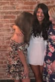I wore this for my rehearsal dinner and everyone thought it was very cute! The only problem is that it's VERY Flowy so when the wind blew everything showed! I think this is perfect for anyone 5'5 and under. Also you can't really wear a bra with it so if you're big chested then it's probably not for you. - Annika D.