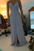 I ordered this dress to wear to a wedding coming up and I can't wait to wear it. I love the fit! just had to get it hemmed on the bottom. - Morgan