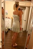 I loved the print and effortlessness of this dress so I had to order. It is great in that it is super lightweight, delicate without being see-through and has adjustable straps. The fit just didn't cut it for me. I always order a size small in Lulus and this one was pretty loose in the stomach. I think if I had sized down though, it would have hugged too tightly and this dress is not very forgiving in the stomach area. I bought this final sale, so have to keep and will wear as it's not horrible, but just not my favorite Lulus dress... by far. - Erin T.