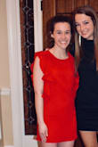 I loved the ruffles on this!! It added such a unique look to the dress! I got a lot of compliments, too!! I had to get it taken up a little, but besides that I loved it:) - Keeley C.