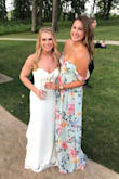 I wore this dress to a summer wedding and it was perfect! I got so many compliments and the color is gorgeous. Fits true to size. Length is a little long but with heels it's fine. Love it! - Kristen K.