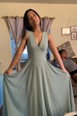 The dress is really pretty!! Got it for my bridesmaids and they love it -
I'm gonna order more soon after writing this review. - Ardaninggar S.