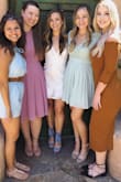 I bought these shoes to wear for my bridal shower and now I might end up wearing them for my wedding, too! I received so many compliments. They are comfy and easy to walk around in. I wore them for 4 hours and they were easy to walk in on gravel, grass, uneven ground, and inside on slippery floors. 

I have wide feet and usually stay away from these styles but these ones fit true to size, of course just a little small but that's because of my feet. I wouldn't order a larger size. You have to tie the ribbon tight enough so it doesn't fall down. - Audra C.