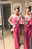 I ordered a size up because I run a little wider in hips/thighs and this fit perfectly! I did have it hemmed because I'm shorter, but it was so comfortable and cute! Great quality, easy to style. - Kayla S.