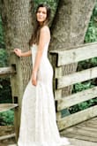 I'm always nervous about ordering clothes online because of my body type. I don't have much in the way of curves, but this dress was amazing and fit perfect and helped accentuate the little bit that I do have. It's elegant and beautiful and affordable. - Brittany S.