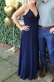 This dress was awesome! I wore it to my sister's wedding, as the Maid of Honour I was busy all night and I felt so comfortable! I highly recommended this dress! I did have to get it shortened, it is extremely long! - Abby-Lynn N.