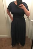 Figure flattering dress for formal event!!! I loved the open back but able to wear a regular bra!!! I just had my second baby and this hides mommy pouch!! - Cerissa R.