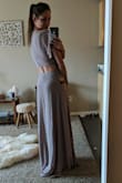 I am in love with this dress. Fits perfectly. High quality, stunning, flowy. I feel amazing in it. If you're on the fence about it, DO IT. The back openness and skirt slit add just the perfect amount of sexiness and the conservative top keep it romantic. An absolute hit out of the park for Lulus again. - AnnaLisa H.