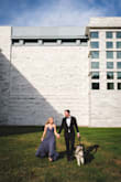 Ordered this dress for my engagement photos and it couldn't have been better. The slit is perfect but also doesn't show if you don't want it to. The length was just right, I wore 3" heels and it was just right. The back was a little long so it almost looked like a small train. It is so pretty. Recommended! - Rachel P.