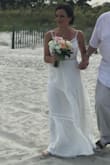 Ordered a few dresses and this was definitely the winner. Love the back and how comfortable this was. I did have to have bra padding sewn in but other than that I loved this dress for my special day! - Melanie A.