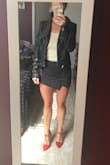 This is super stylish yet extremely comfortably. I could sleep in this thing. Yep, the top is from this site, too. - Kristina S.