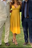 Love this dress! Wore it to an outdoor wedding and got several compliments on it. Definitely needs steaming beforehand but with that material it took me maybe five minutes to do so! - Emma J.
