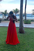 Wore it to a wedding and was absolutely stunned by the color and the fit. The dress made me feeling like a princess. - Louisa S.