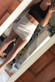 I absolutely love this skort it is so comfortable and stretchy i feel like it rides up a tad but it does fit great other than that! I have gotten so many compliments on it. - Alivia C.