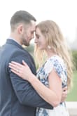 Love the dress. The medium is too big on me (5'9" height, 145 lbs, 34C bra) 
The material is nice, it's thick and has weight to the dress. 
I wore it it in my engagement photos but would love to exchange for small if possible - Bailey B.