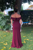 There is nothing NOT to love about this dress! It fits like a glove. 
Since I am short, it runs a bit long so I habe to have it altered just a little. 
I can't wear it for the upcoming ball! - Anke L.