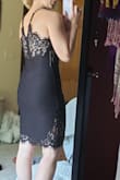 Sexy details without feeling too revealing. Great quality, I've had a couple kids, but felt comfortable going bra-less. Best LBD I've EVER had. - Megan S.