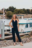 I bought this outfit to use for my senior pictures and I absolutely loved it! It ended up working really well. I have tiny ankles so I had to safety pin the bottoms but other than that I really liked it and had fun wearing it! - Lizzie H.